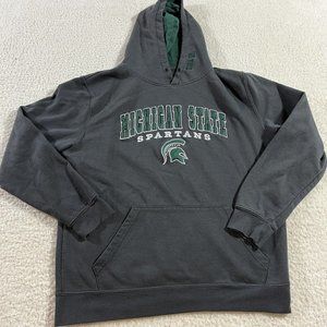 Michigan State Hoodie Mens Large MSU  Colosseum Athletics Sweatshirt